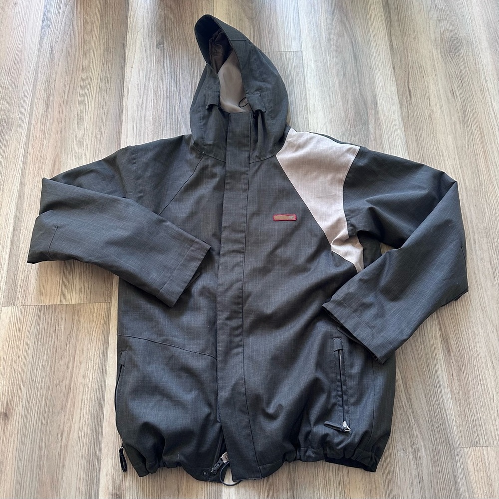 DC Men's Waterproof Snowboarding jacket Charcoal- Medium